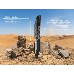 Ніж складаний туристичний Weknife Breach (9.8 см) Bohler M390 / Titanium піксель - мініатюра 11