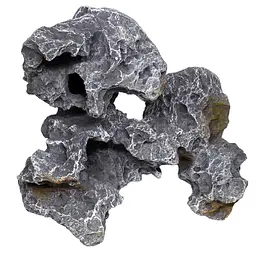 Декорація камінь з отворами Hobby Cavity Stone dark 5 33x16x33 см (40149) - мініатюра 3
