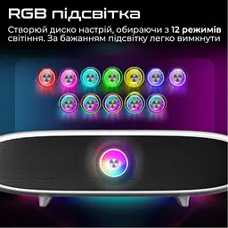 Акустична система Promate Delta-X 20W White (delta-x.white) - мініатюра 9