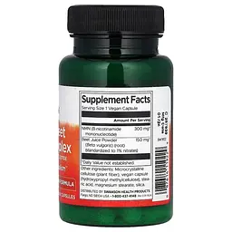 Натуральна добавка NMN + Beet Root Complex, 30 вегакапсул Swanson vit0004315 - мініатюра 2