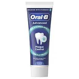 Зубна паста Oral-B Advanced Проти зубного нальоту з очищувальними кристалами 75 мл