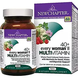 Мультивітаміни для жінок New Chapter Every Woman II 40+ 48 таблеток