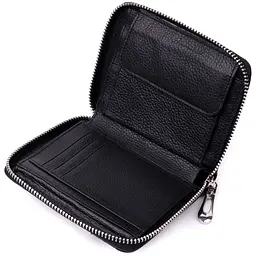 Відмінний жіночий гаманець з натуральної шкіри ST Leather 22449 чорний - мініатюра 9