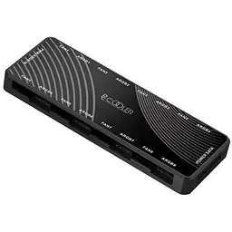 Контролер для керування вентиляторами PcCooler ARGB Hub-H01 чорний 8x4-pin PWM + 8x3-pin ARGB живлення SATA