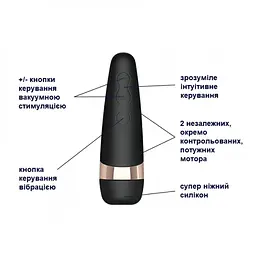Стимулятор Satisfyer Pro 3+ Вакуумний клітора - мініатюра 3