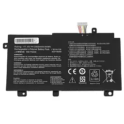 Батарея для ноутбука Asus B31N1726 (Версия 1 FX504GD FX504GE FX504GM FX80GM FX80GD) 11.4V 3900mAh 44Wh Чорний - мініатюра 2