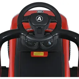 Дитяча каталка-толокар Bambi Racer M 5045L-3 з батьківською ручкою червоний - мініатюра 3