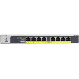 Комутатор GS108LP 8xGE PoE, 60Вт, Некерований NETGEAR teh0018180