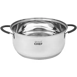 Набір каструль Bravo Chef Safran з кришками 3 шт. (BC-6002) - мініатюра 4