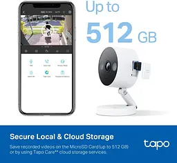 IP-Камера Tapo C120 2K N300 microSD motion detection TP-Link teh0015984 - мініатюра 5