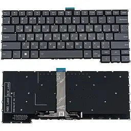Клавіатура для ноутбука LENOVO (ThinkBook 14 G6 series) rus чорний подсветка клавиш без фрейма