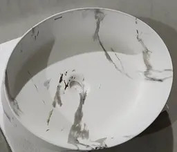 Умивальник накладний Mixxus Premium Ellipse-0104 marble 550x415x140 мм MP6554, Мармур - мініатюра 7