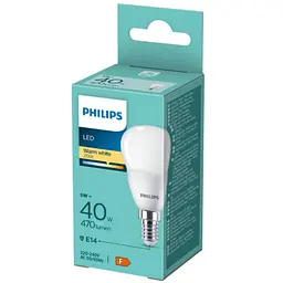 Лампа Philips LED 40W P45 E14 WW FR ND 1PF/6 DISC (929003546503) - мініатюра 3