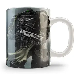 Кухоль GeekLand Warhammer 40K CSH.02.03.910 330 мл сірий - мініатюра 2