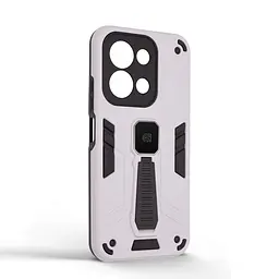 Чехол для Xiaomi Redmi 15C 4G Poco C85 4G, Proover, серый, с подставкой и магнитом, противоударный, ударопрочный, бронированный, панель-накладка, защита всего корпуса, термополиуретан (TPU) + поликарбонат (PC), ArmorStandart (ARM86724) - мініатюра 2