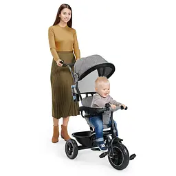 Триколісний велосипед Kinderkraft Freeway Grey Melange (KKRFRWAGRY0000) - мініатюра 13