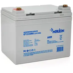 Акумуляторна батарея для ДБЖ Merlion AGM 12 V / 33 А*ч (GP12330M6)