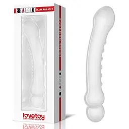 Скляний фалоімітатор LoveToys Glass Romance 19 см (прозорий) - мініатюра 11