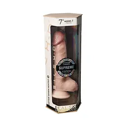 Фалоімітатор SilexD Model 1 Supreme Real Skin 7" 17.8 см тілесний - мініатюра 6