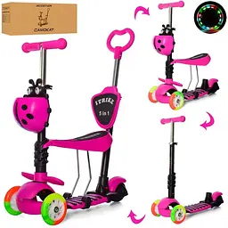 Самокат дитячий iTrike Maxi JR3-026-CP з батьківською ручкою - мініатюра 2