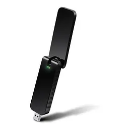 Мережевий адаптер USB TP-LINK Archer T4U, чорний, 5GHz/2.4GHz, AC1300 (867/400 Мбіт/с), USB 3.0, кнопка WPS, високопотужні