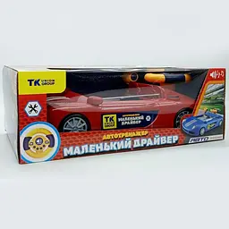 Інтерактивна іграшка машинка тренажер «Маленький Драйвер» зі звуком і підсвіткою - мініатюра 5