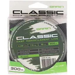 Волосінь Brain Classic Carp Line 3D (ca мo) 300 м 0.28 мм 18 lb 7.9 кг - мініатюра 2