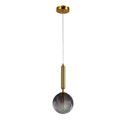 Світильник підвісний Levistella 800P3002-1 GBK, 1xE14, 5W, чорний, плафон 150 мм, для вітальні