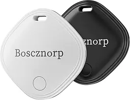 Boscznorp Air Tracker Tag 2 шт. з Apple Find My (тільки iOS) Суперлегкі шукачі предметів для ключів, гаманця, багажу, рюкзака, змі