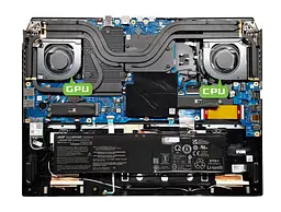 Вентилятор кулер (12V) для моделей ноутбука Acer Predator PH16-71, PH16-72, PH18-71, PH18-72, PHN16-71, PHN16-72, PHN18-71 для СPU (Metal ver.) (NS8CC28) - мініатюра 4