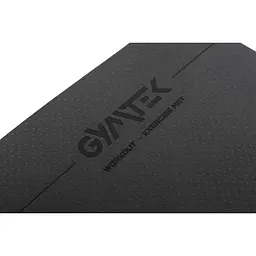 Килимок (мат) для фітнесу та йоги Gymtek Premium TPE 0,5см чорний - мініатюра 4