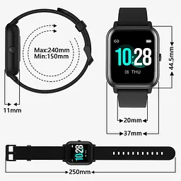 Смарт-годинник Blackview R30 Black - мініатюра 7