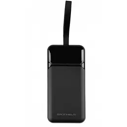 Power Bank GRUNHELM GP-40BQC портативна батарея 40000 mAh швидке заряджання 22.5W Чорний