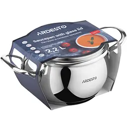 Каструля Ardesto Gemini, зі скляною кришкою, 2,2 л (AR4322GB) - мініатюра 4