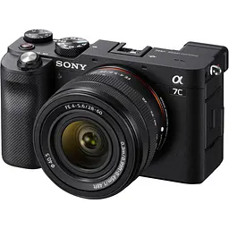 Бездзеркальний фотоапарат Sony Alpha A7C Kit FE 28-60mm F4-5.6 Black (ILCE7CLB) [132033] - мініатюра 2