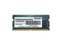 Модуль пам'яті Patriot 8 GB SO-DIMM DDR5 4800 MHz (PSD58G480041S)