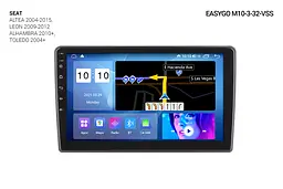 Штатна автомагнітола EasyGo M10-3-32-VSS_SEAT