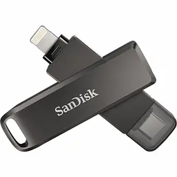 USB флеш накопичувач SanDisk 64GB iXpand Drive Luxe Type-C /Lightning (SDIX70N-064G-GN6NN) - мініатюра 3
