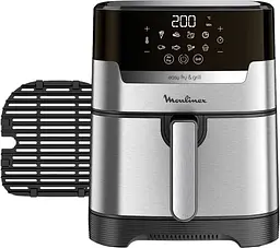Moulinex Мультипіч EasyFry & Grill Digital 1550Вт 4.2л пластик сірий - мініатюра 9