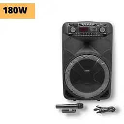 Акумуляторна акустична система XPRO GT-6023 колонка валіза 180Вт USB SD FM радіо Bluetooth мікрофон ДУ (MER-14792) - мініатюра 2