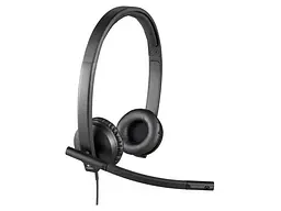 Гарнитура Logitech H570e Stereo USB-C Black (981-001431) - миниатюра 2