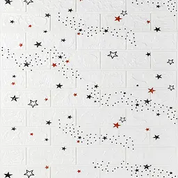 Панель стінова Sticker Wall в рулоні 3D 700х19600х3мм Зірки SW-00001920 - мініатюра 2