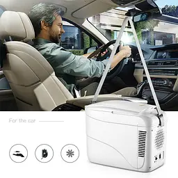 Автохолодильник 9L - К9А охолодження/нагрів (12v) White - мініатюра 3