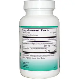 Пантотенова кислота Nutricology Pantothenic Acid 90 капсул (ARG-50380) - мініатюра 2