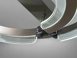 Стельова LED-люстра з пультом, диммером та підсвічуванням Diasha 5219/600+400 - мініатюра 5