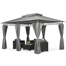 Павільйон садовий Garden Line Orion grey - мініатюра 4