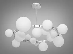 Люстра стельова LED Diasha 81953-17CR Loft, 17 ламп G9, 95 см, 85 см, сучасний стиль для дому - мініатюра 3