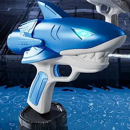 Водяний автомат DK Shark Water Gun 185-68 Blue [138760] - мініатюра 2