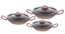 Набір посуду (омлетниці) O.M.S. Collection 3032 Bronze - мініатюра 5