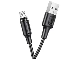 Кабель Borofone BX41 USB Type-A to Micro USB 1m Black (6931474738455)